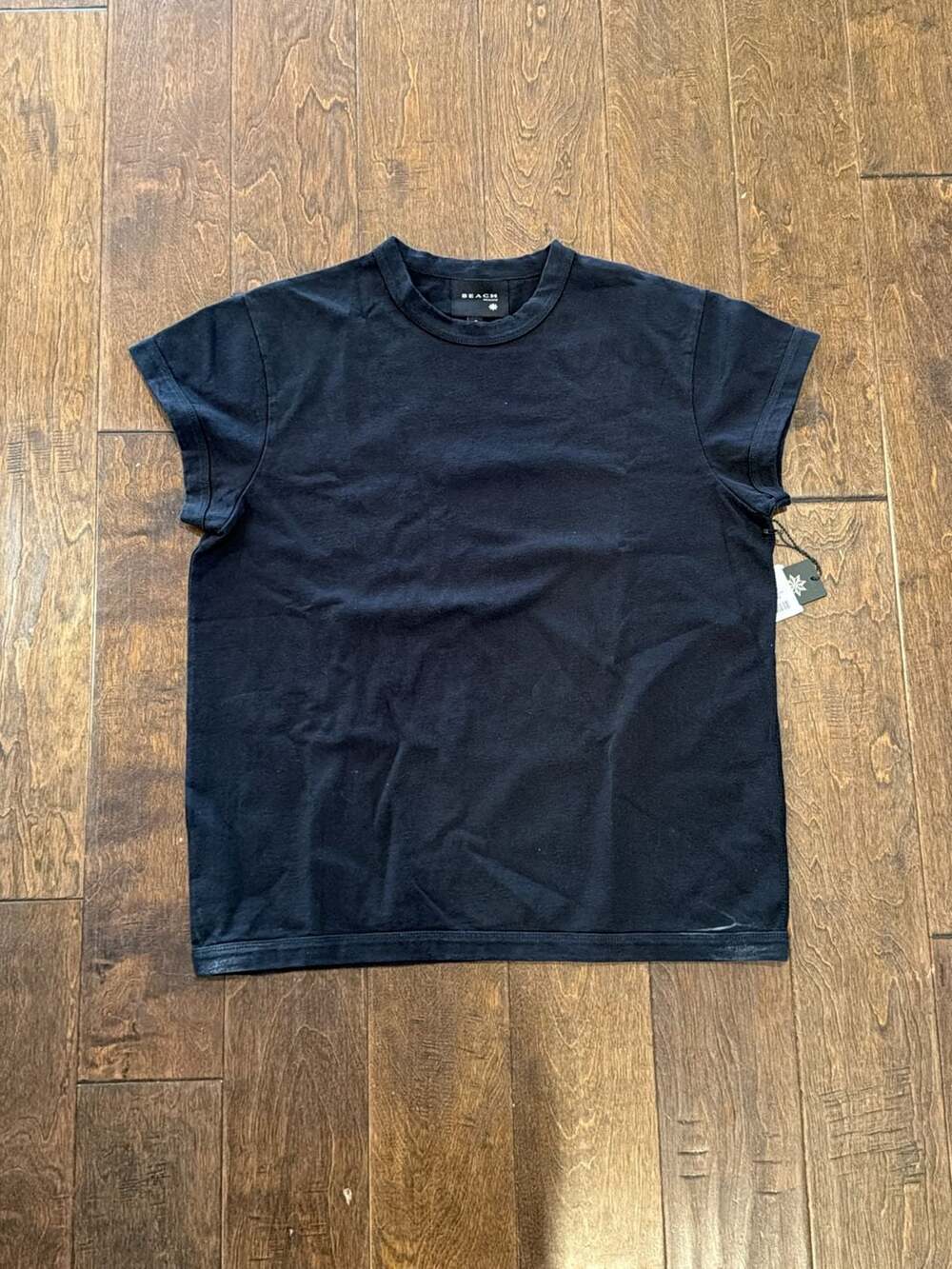 Beach Brains Billy Tee Black Size S